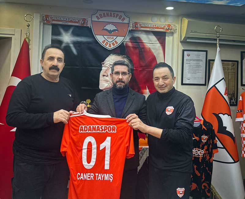Caner Taymış'tan Adanaspor Kulübü'ne ziyaret
