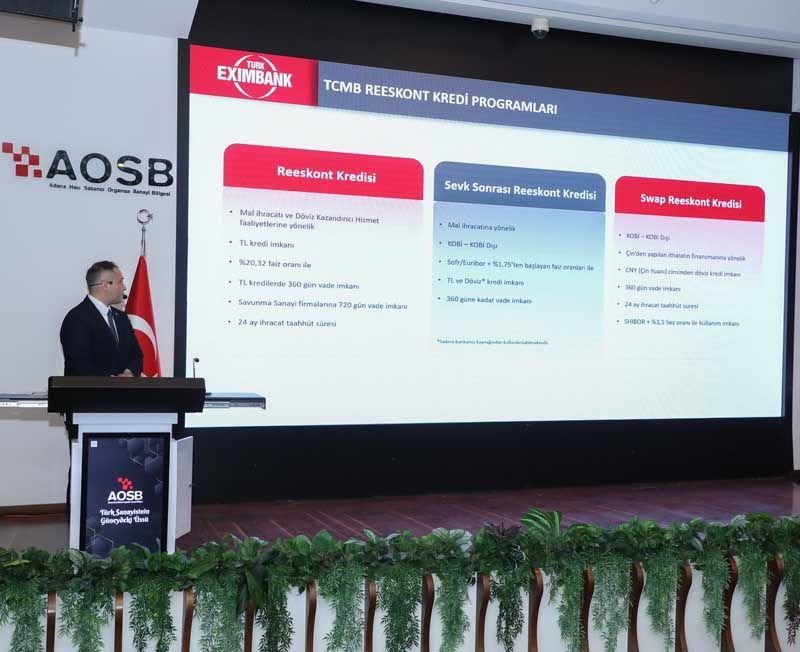 AOSB’de İhracatın Finansal Altyapısı Konuşuldu