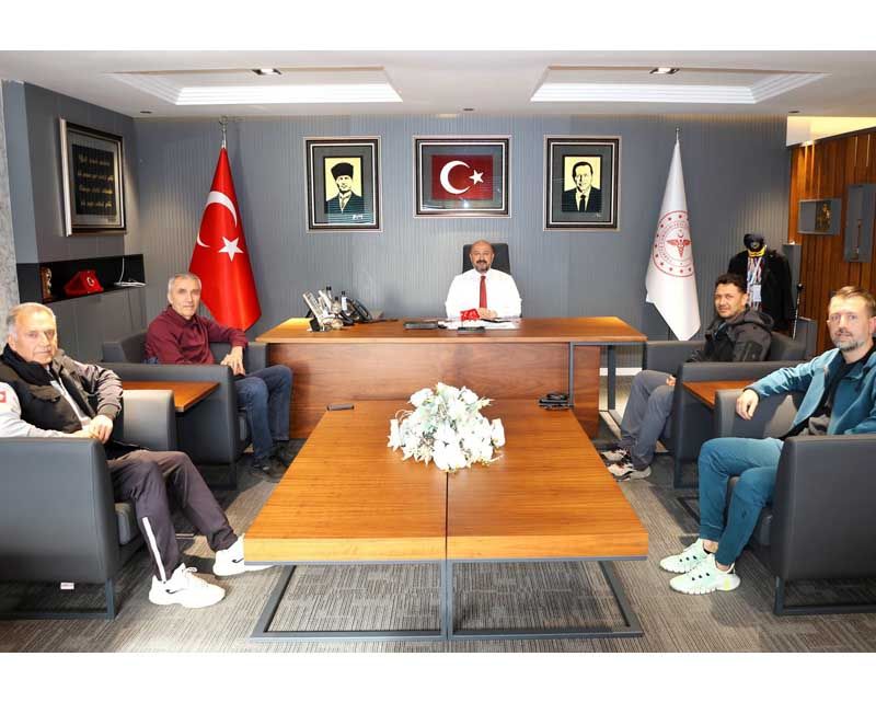 Adana Beden Eğitimi Öğretmenleri Derneği'nden Nacar'a ziyaret