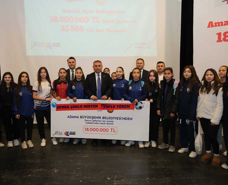 Büyükşehir Belediyesi'nden Amatör Spor Kulüplerine Rekor Yardım