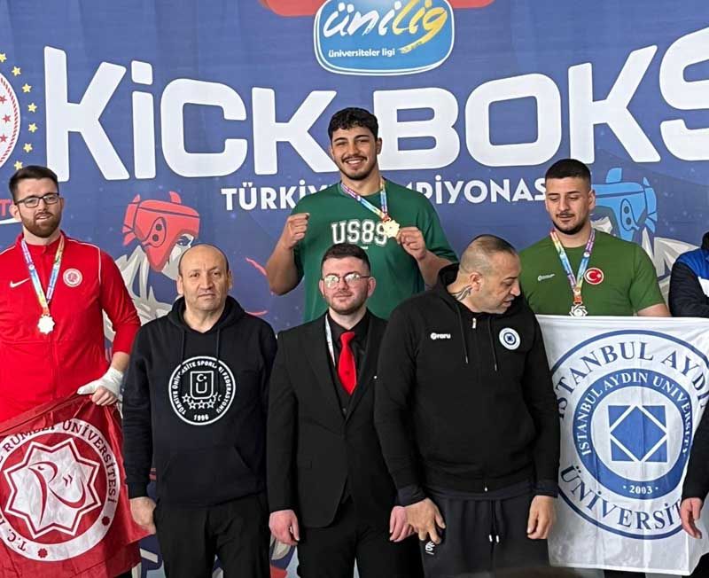 Kick Boksta Türkiye Şampiyonu Çukurova Üniversitesinden