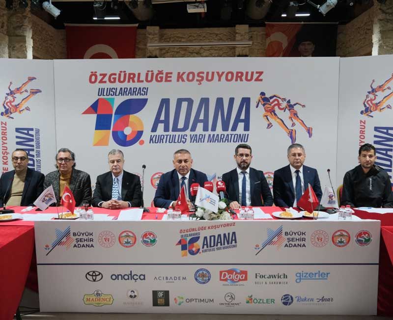 16. Uluslararası Adana Kurtuluş Yarı Maratonu 11 Ocak Pazar günü koşulacak