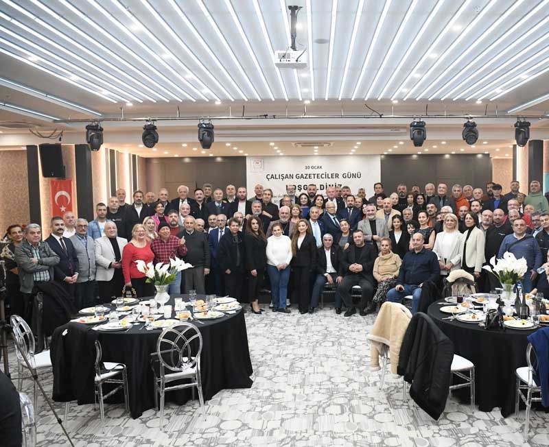 BAŞKAN BİLAL ULUDAĞ, 10 OCAK’TA GAZETECİLERLE AYNI SOFRADA BULUŞTU