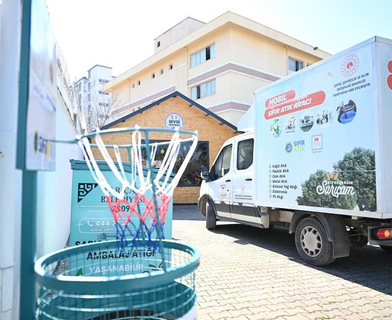 SARIÇAM’DA GERİ DÖNÜŞÜME “POTALI” ÇÖZÜM