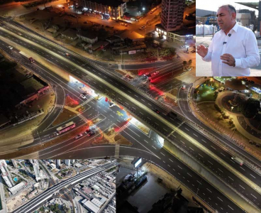 Büyükşehir Öğretmenler Bulvarı Otoban Bağlantısı Köprülü Kavşağı trafiğe açıldı