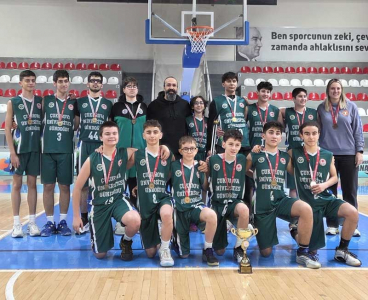 Çukurova Üniversitesi U-14 Erkek Basketbol Takımı Namağlup Şampiyon Oldu