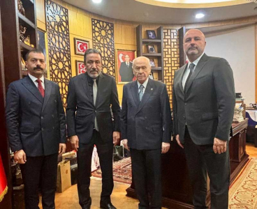 Başkan Kutlu'dan, MHP Genel Başkanı Bahçeli'ye ziyaret