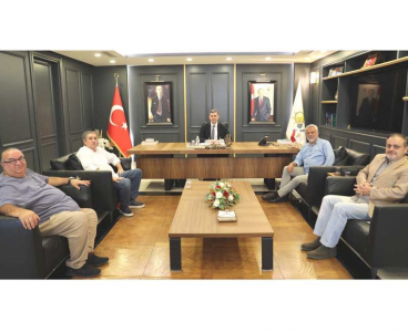 YEREL MEDYA GÜÇBİRLİĞİ PLATFORMU 'NDAN AK PARTİ İL BAŞKANI MUSTAFA ÖZKAN'A ZİYARET