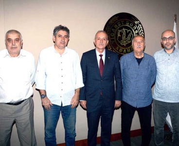 Yerel Medya Güçbirliği Platformu'ndan Ticaret Borsası Başkanı Bilgiç'e ziyaret
