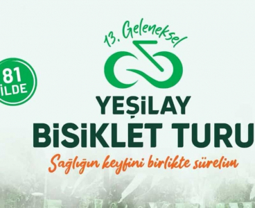 13. Geleneksel Yeşilay Bisiklet Turu Pazar Günü Düzenlenecek