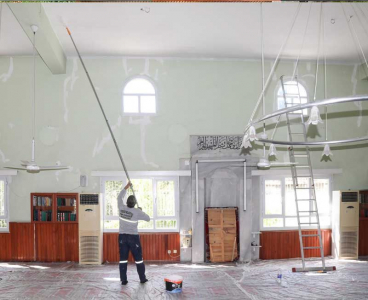 ESADİYE CAMİSİ’NDE BAKIM VE ONARIM ÇALIŞMALARI