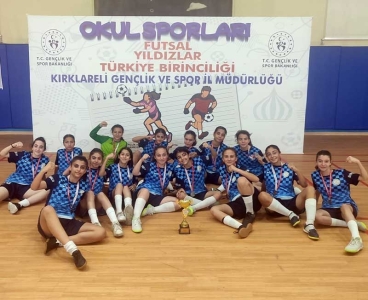 Yıldırım Bayazıt Orta Okulu Futsal'da Türkiye ikincisi oldu