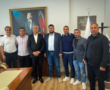 Adanaspor'un yeni Başkanı Özdemir'den Zeydan Karalar'a ziyaret