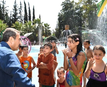 Çukurova Belediyesi Su Oyun Parkı Büyük İlgi Görüyor