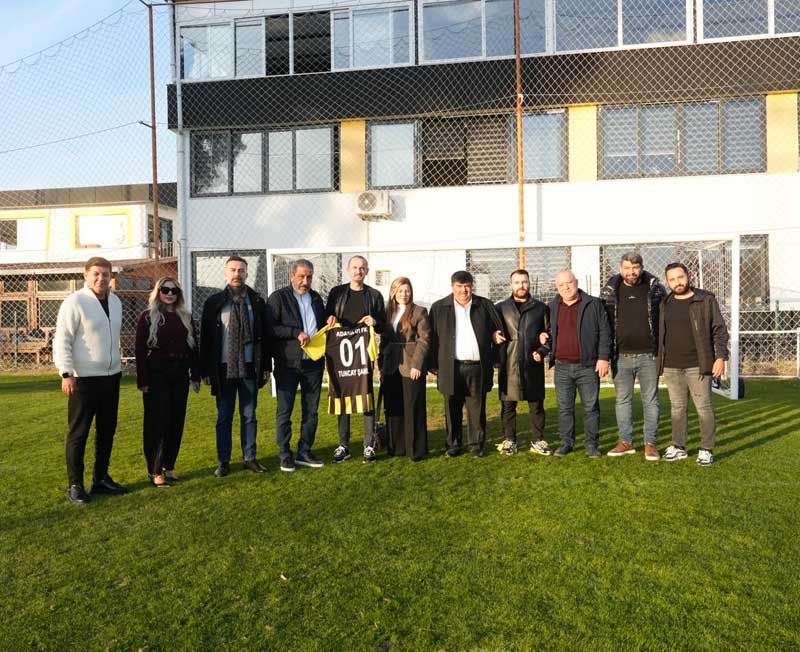 Şanlı ve Vural'dan Adana 01 FK'ya ziyaret