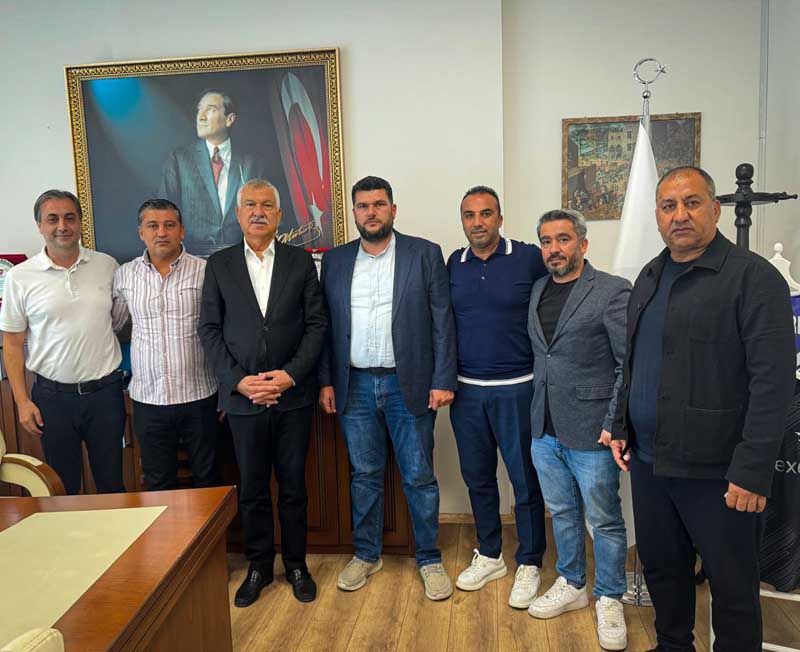 Adanaspor'un yeni Başkanı Özdemir'den Zeydan Karalar'a ziyaret