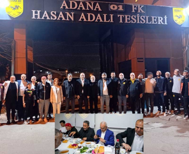 MHP Adana İl Başkanı Yusuf Kanlı, Adana 01 FK'nın iftar yemeğine katıldı