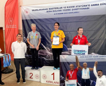 Adana Master Yüzme Ekibi Madalyalara Ambargo Koydu