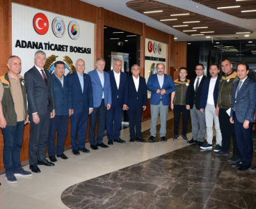 Toprak Mahsulleri Ofisi Genel Müdürü'nden Adana Ticaret Borsası'na ziyaret