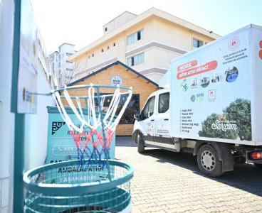 SARIÇAM’DA GERİ DÖNÜŞÜME “POTALI” ÇÖZÜM