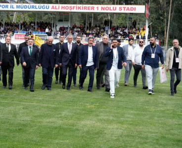 Ali Hoşfikirer Stadı TFF Başkanının katılımıyla hizmete girdi