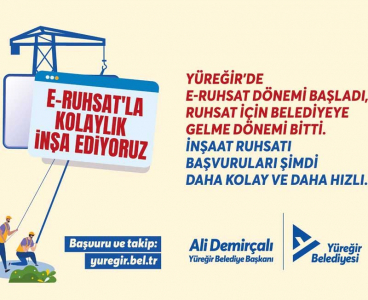 YÜREĞİR’DE ELEKTRONİK İMZALI E-RUHSAT DÖNEMİ BAŞLADI